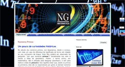 Desktop Screenshot of ngmatematica.com