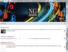 Tablet Screenshot of ngmatematica.com